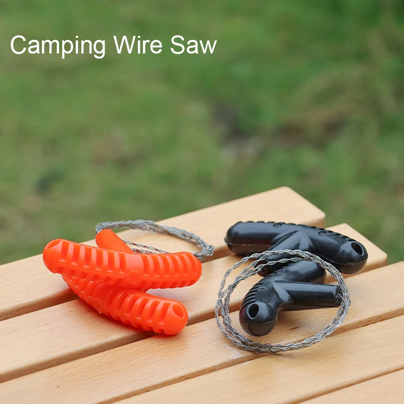 Outdoor Manual Hand Steel Travel Tools Camping Hiking Rope Chain Saw Practical Portable Emergency Survival Gear Steel Wire Kits