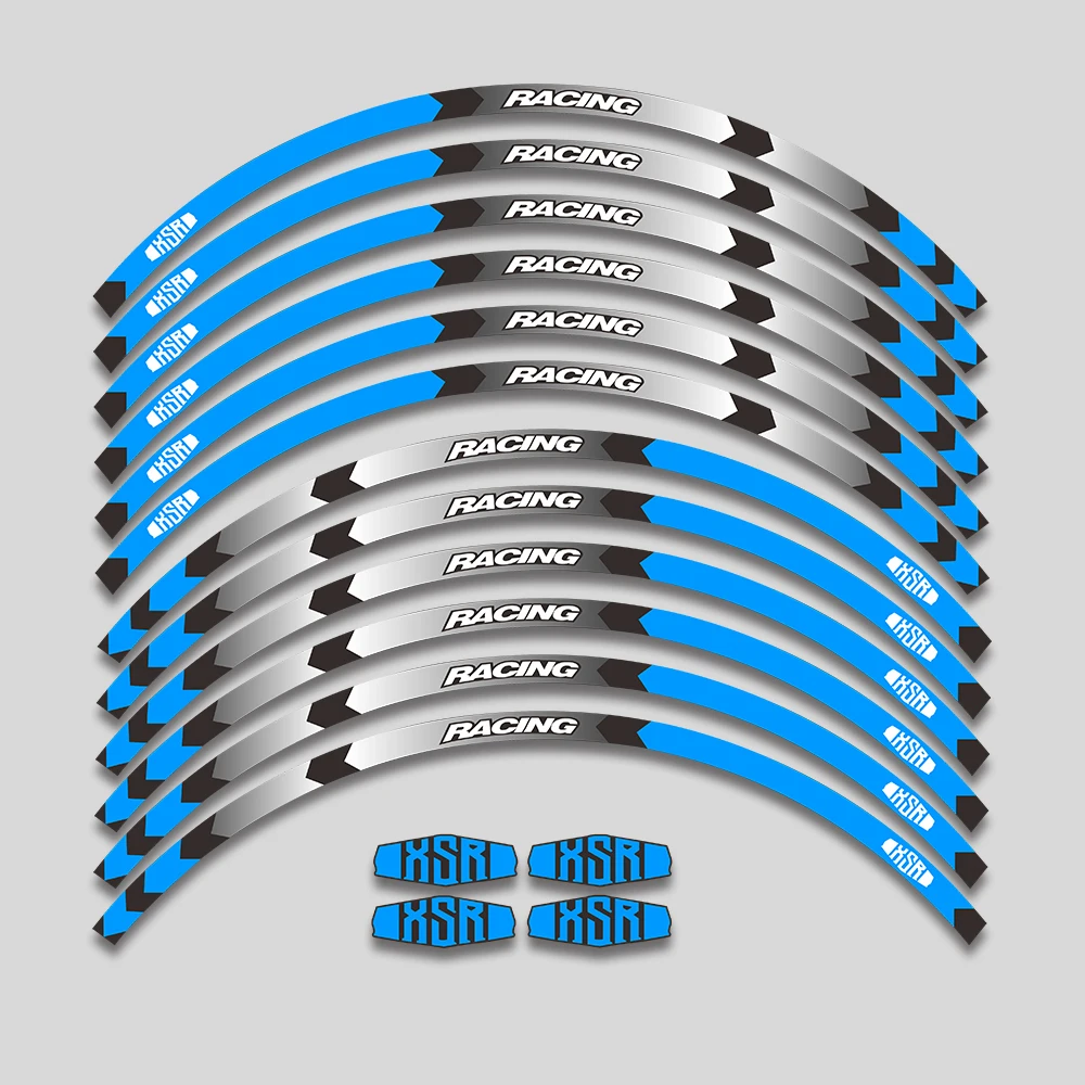 

Набор светоотражающих наклеек на обод колеса мотоцикла для Yamaha XSR700 XSR900 XSR155, XSR 155 700 900, декоративная полоса на обод