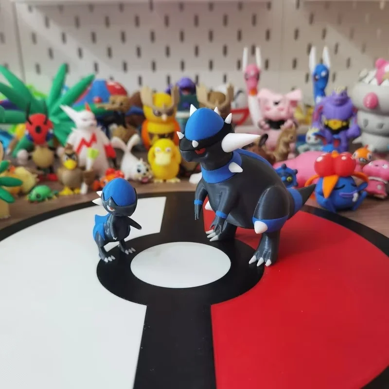 Фигурка персонажа из мультфильма аниме-Cranidos Rampardos Proportion World 1:20 DIY 3D печатная кавайная настольная игрушка в подарок