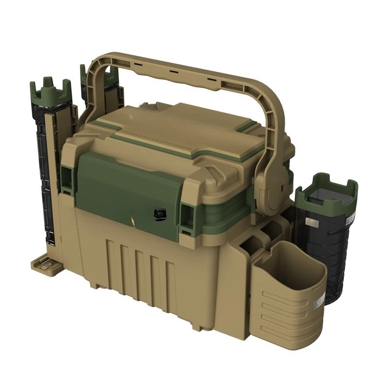 

Box new set, multi-functional plug rod can sit, fishing box, thickened sea fishing full set of storage box