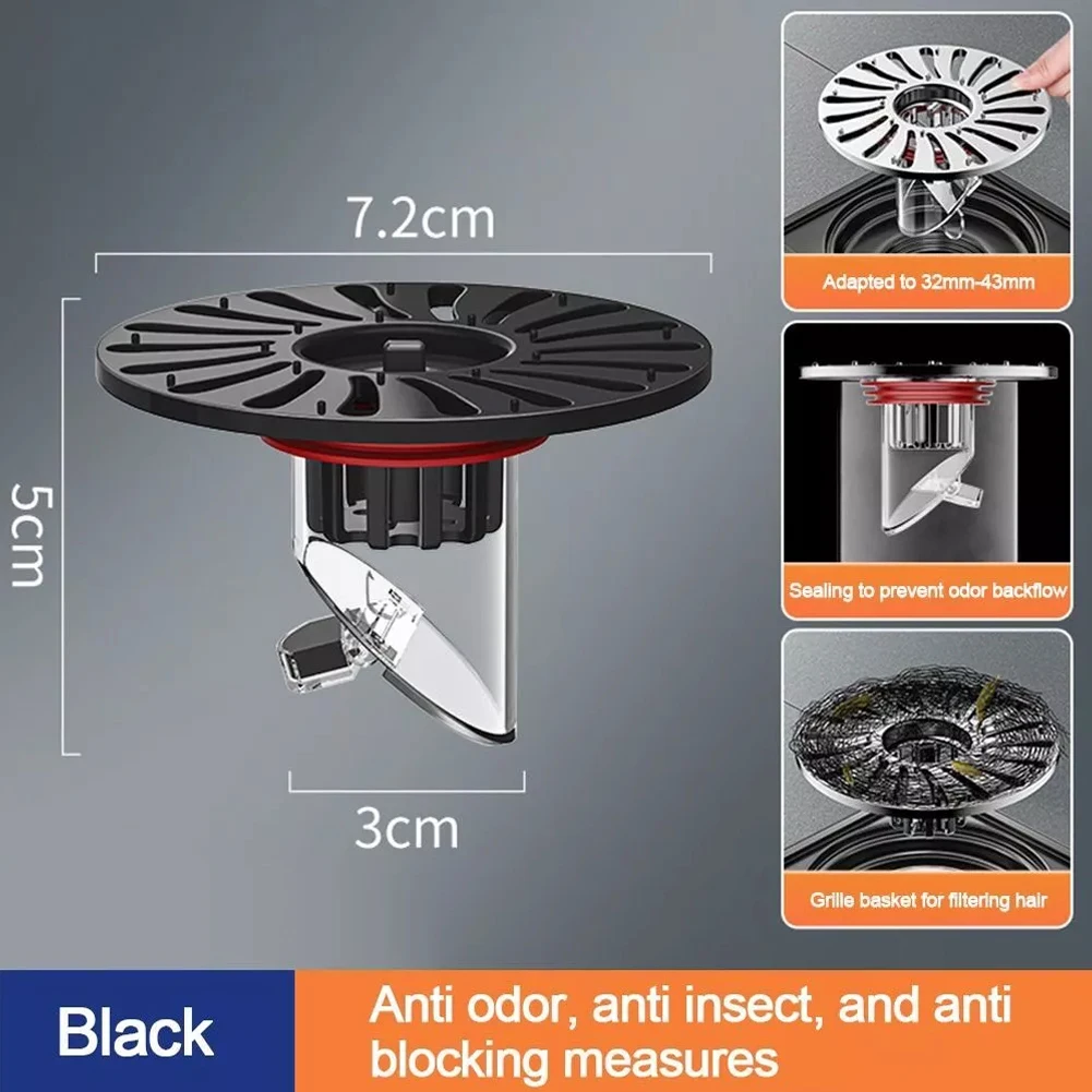 Detriti acqua intasamento detriti filtro per lavabo filtro per lavello caratteristica Anti odore filtro di scarico del bacino prevenire il flusso d'acqua