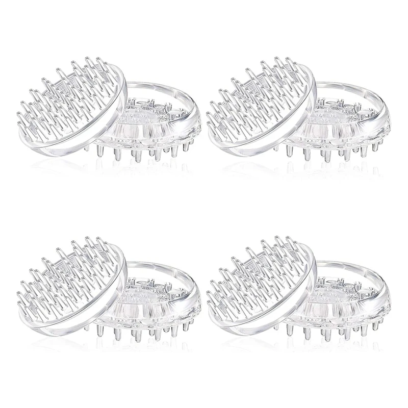 PORK-Carpet Protectors 8Pcs Spiked Caster Cups Floor Saver Pads Clear Spiked Floor Castor Cups Spiked Furniture Cup