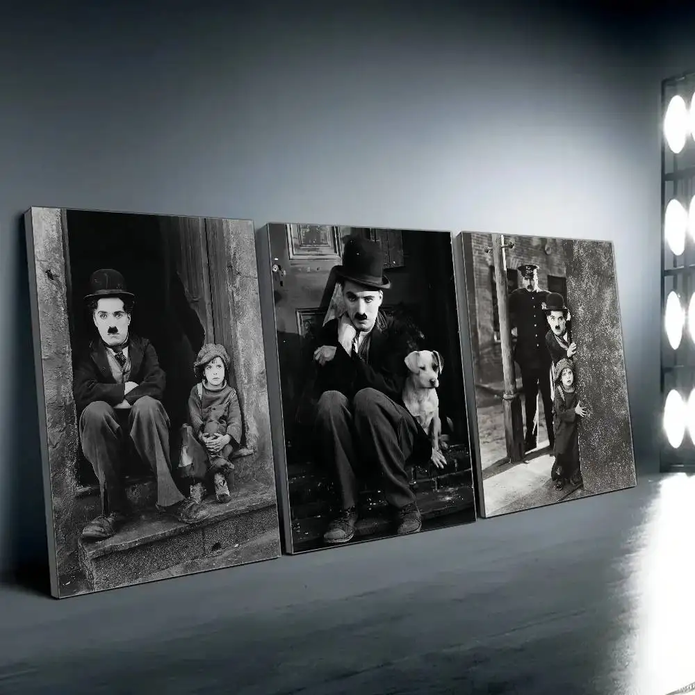 Vintage C_CharlIe-ES C-ChaplIn-ES Poster Cafe Home Bar Office Decor Nordic Decor Gifts Room Home S