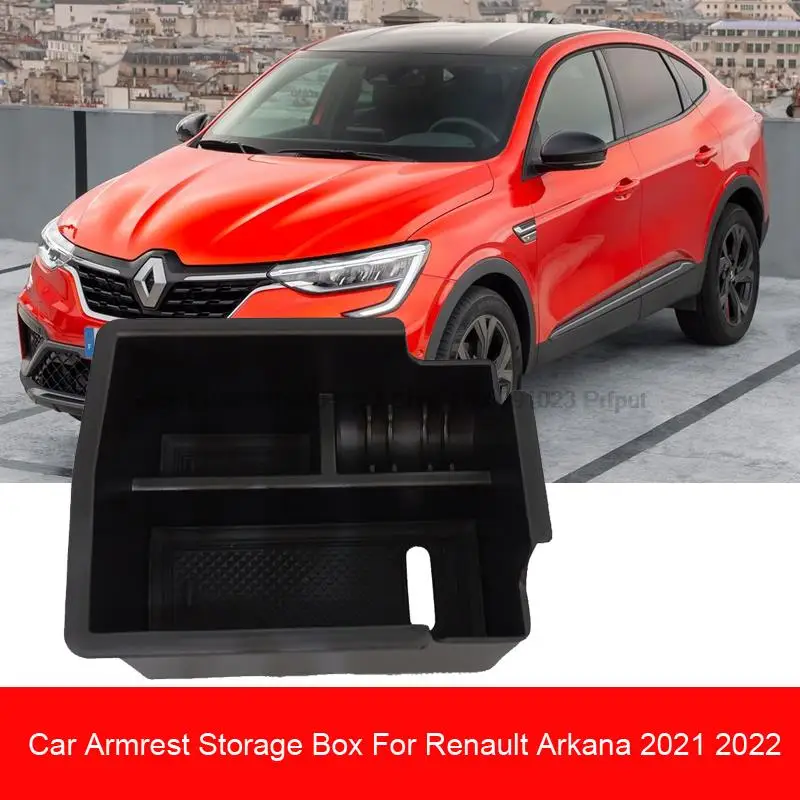 Schowek na podłokietnik samochodowy do Renault Arkana 2021 2022 Centralny pojemnik do przechowywania i porządkowania Automatyczna taca organizacyjna