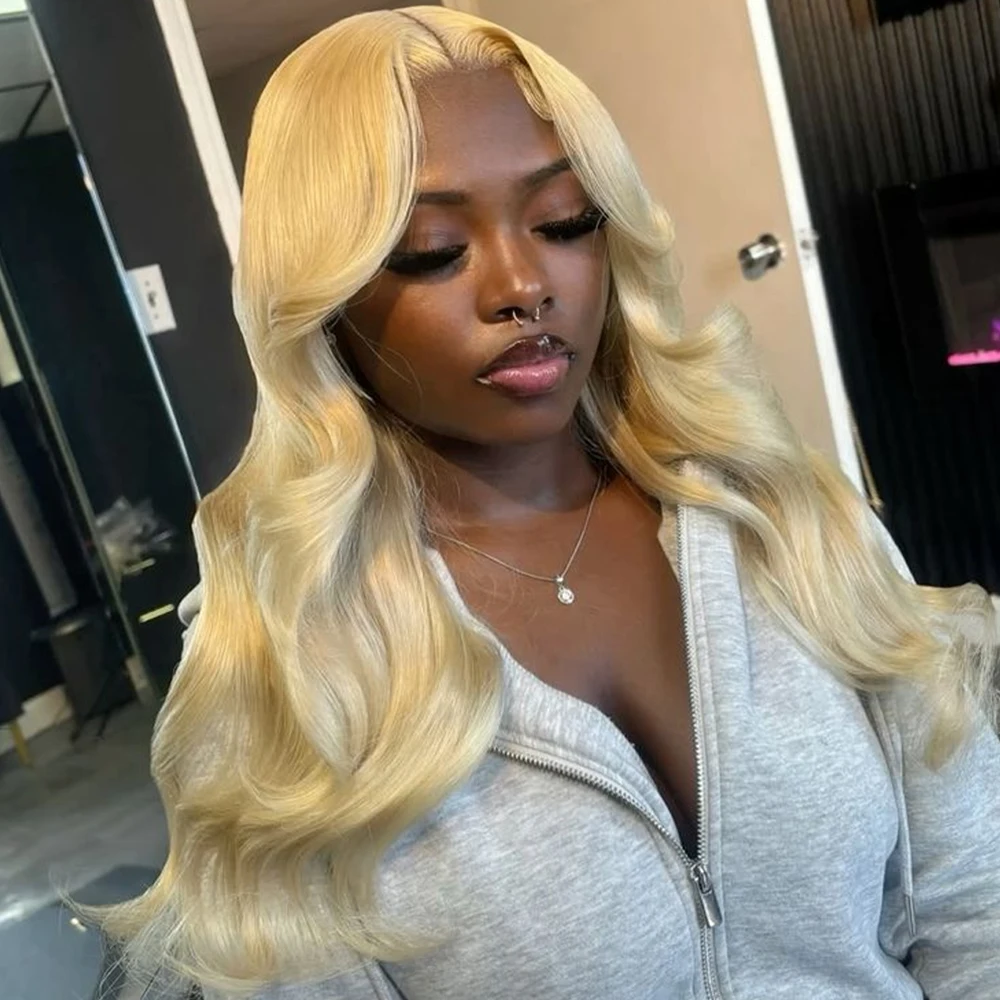 

Объемная волна 613 Парики из натуральных волос 13X6 Hd Парик фронтальной части шнурка 250 Плотность 36 дюймов Блондинка 13X4 Парик фронта шнурка для женщин