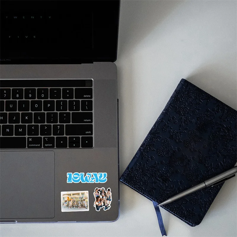 97pcs/set KPOP (G)I-DLE New Album I SWAY Photo Stickers Yuqi Minnie Fan Collection Gift DIY Computer Decoration Stickers GIDLE