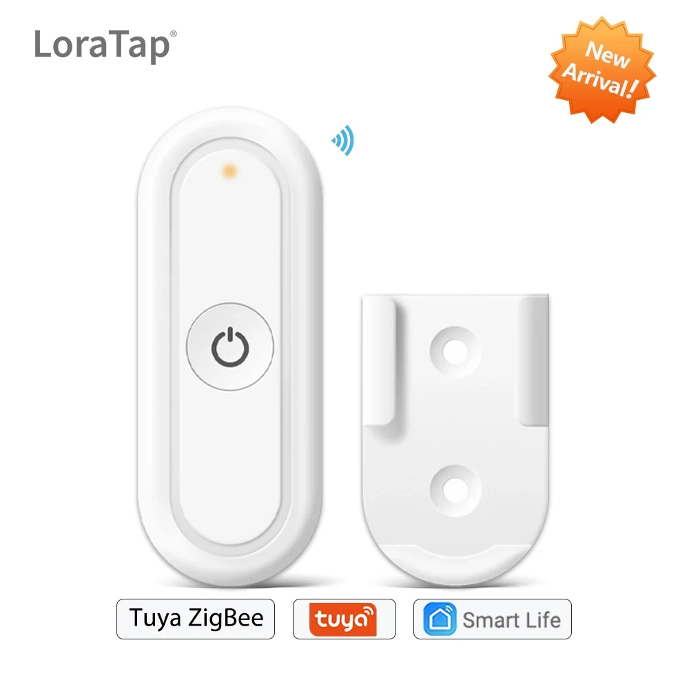 Tuya ZigBee 3.0 Wireless 1 Gang Remote Control Switch Compatible with Smart Life Home Assistant Zigbee2MQTT DIY