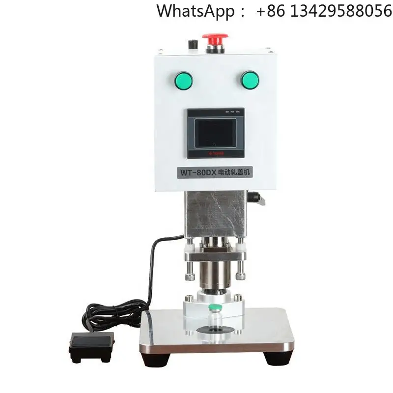 Electric Glass Vials Bottle of Sterile Powder Vial Cap Crimping Capping Machine for 13mm 15mm 20 mm Aluminum Cover