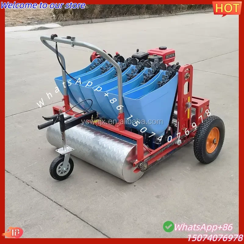 2026 Factory Price High Precision Equidistant Adjustable Row Spacing Labor-Saving Time-Saving Garlic Planting Machine Garlic