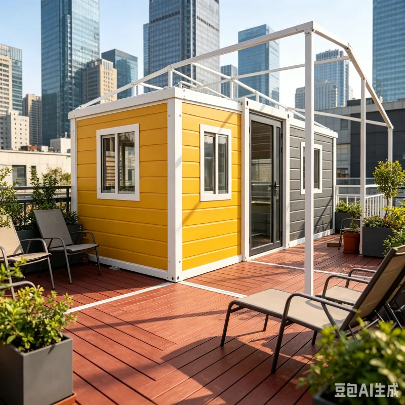 High Quality Expandable Container House With Fast Installation Designed For Portable Business Construction Office Prefabricated