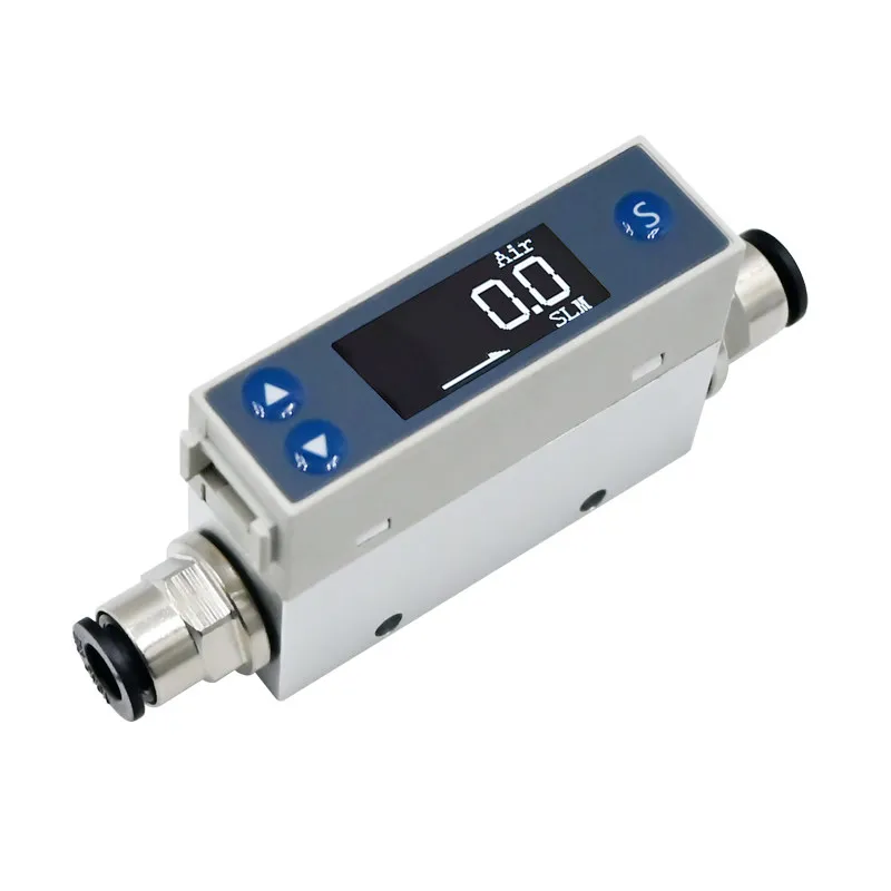 

Термомассовый расходомер для сжатых газов серии TC5200M с быстрым подключением для измерения воздуха, кислорода и азота