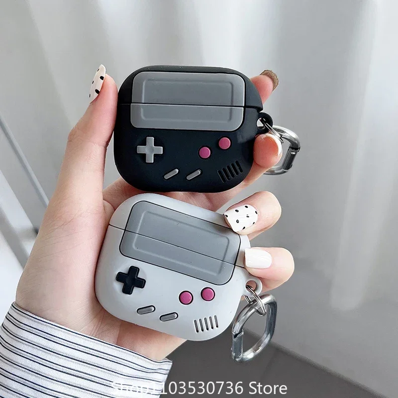 Case For AirPods Pro 2 3D Gamepad Gameboy Earphone Accessories Soft Protector Case Cover For AirPods 1/2/3