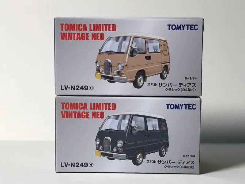 

TOMYTEC Tomica TLV-N249c/d Sambar минивэна, коллекция моделей из сплава 1:64, подарки