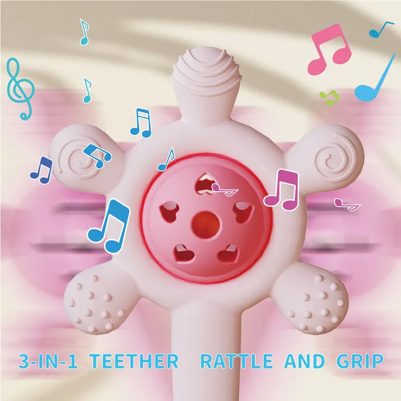 طفل مكافحة الأكل اليد لغز التعليم المبكر اليد رنين مهدئا الأسنان طحن عصا تجتاح لعبة تدريب #4
