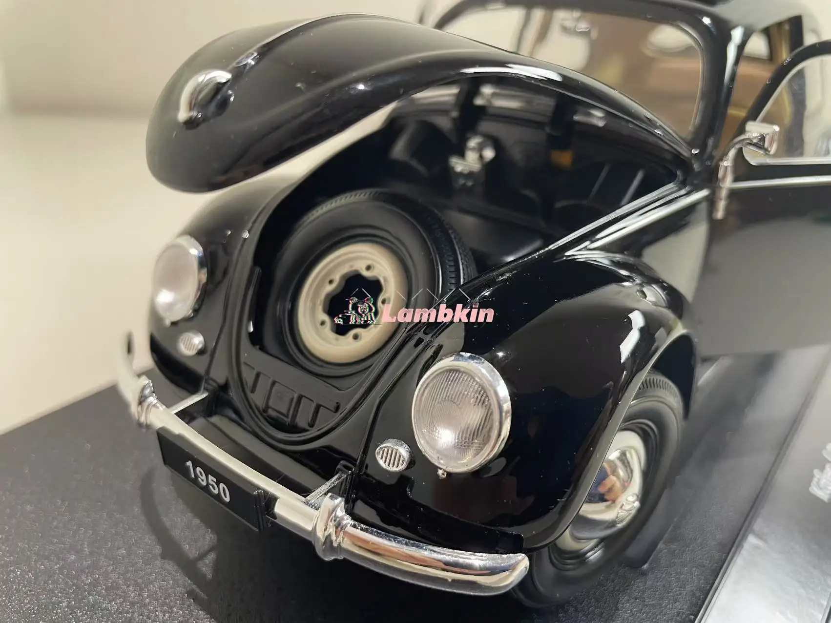 Originele 1/18 VW kafer kever 1950 klassieke auto Model Zeldzaam Model Te Openen Collectible Verjaardagscadeau Memorial Miniatuur