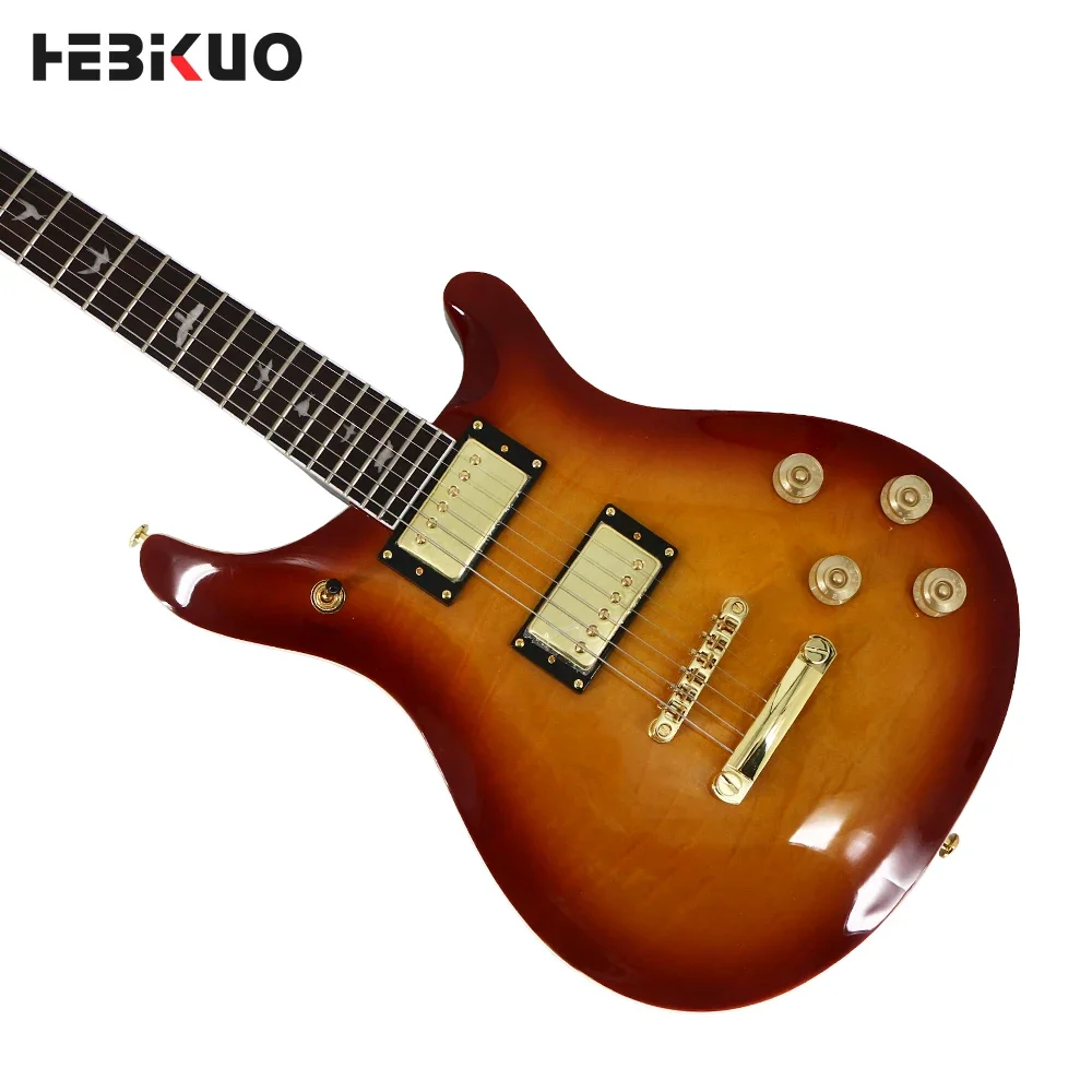 Popular Design New Stringed Musical Instruments Customizable Logo 24 Frets Electric Guitar