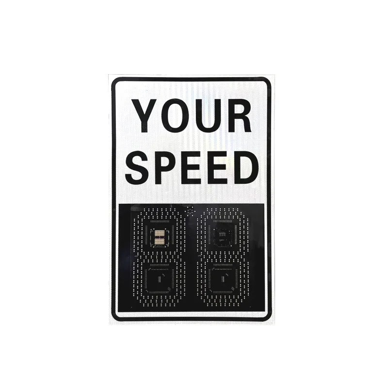 Aluminum shell foreign trade radar speed measurement plate cross-border supply Highlight LED speed measurement screen