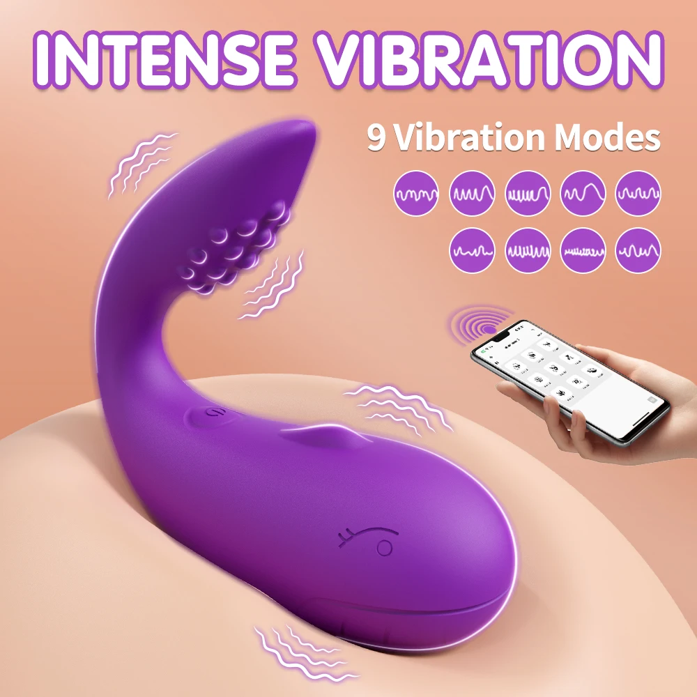 Vibromasseur sans fil Bluetooth pour point G, stimulateur clitoridien pour femmes, culotte vibrante portable, œuf vibrant, sextoy vibrant pour adultes_voghion.com