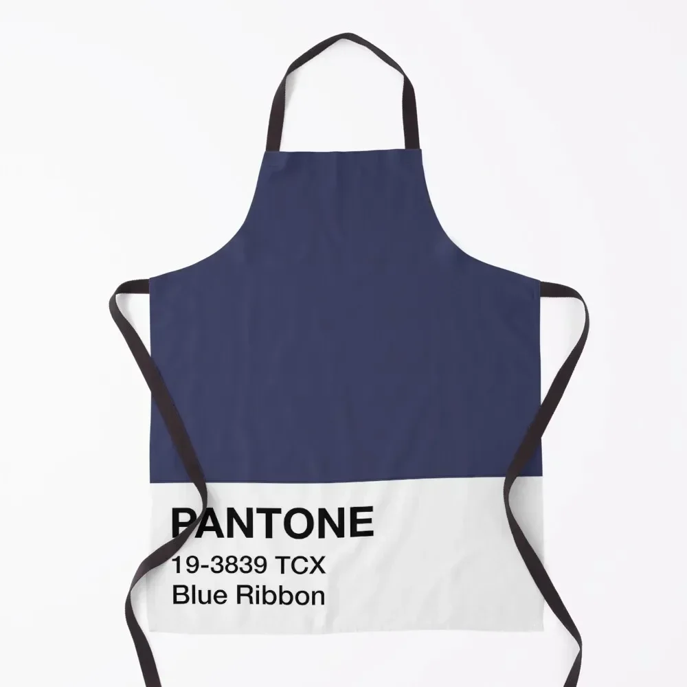 

Pantone Blue Ribbon Apron Kitchen on the wall Custom Apron