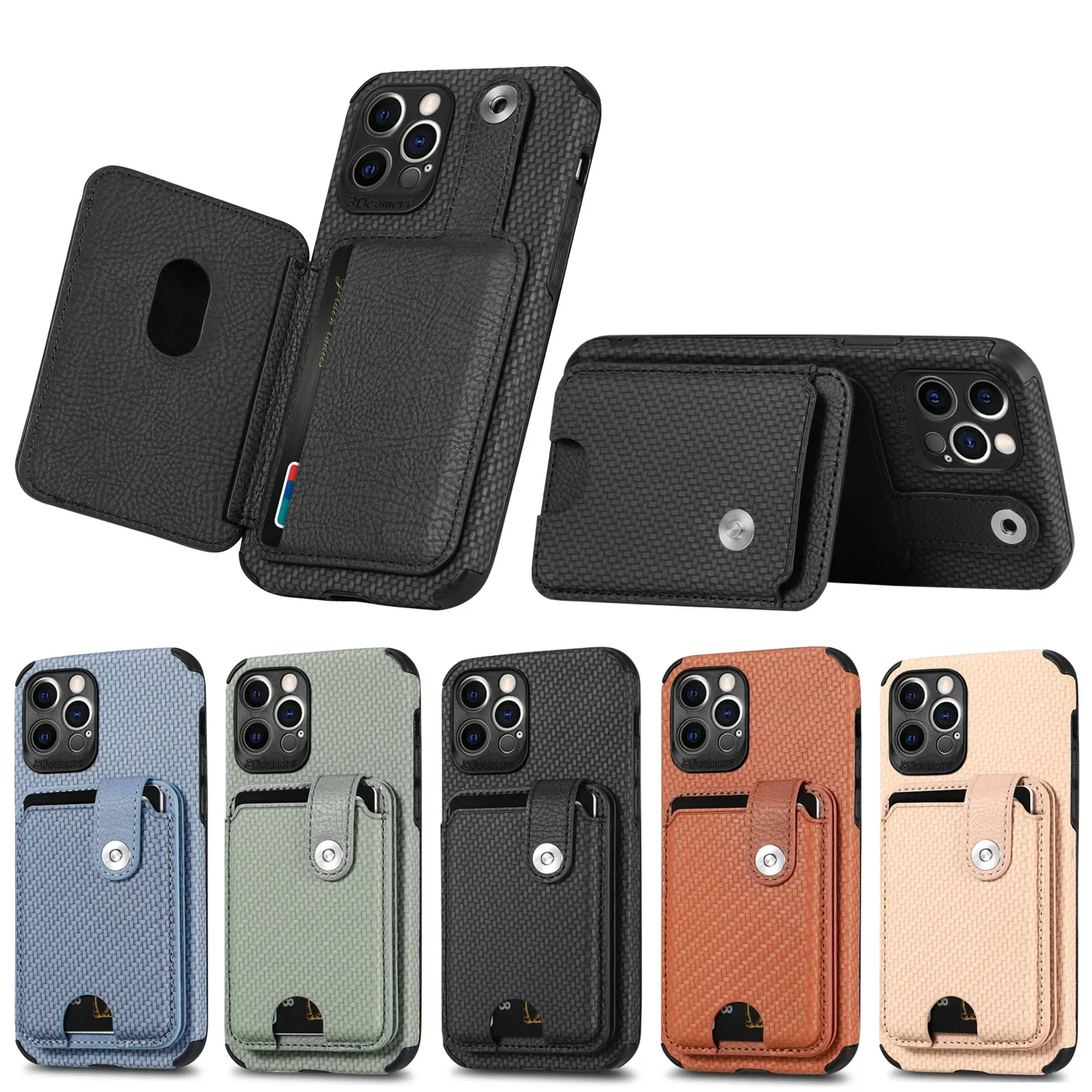 lğ için En İyi iPhone Kılıfı: Karbon Fiber Cüzdan Kılıf Gerçek Deneyim