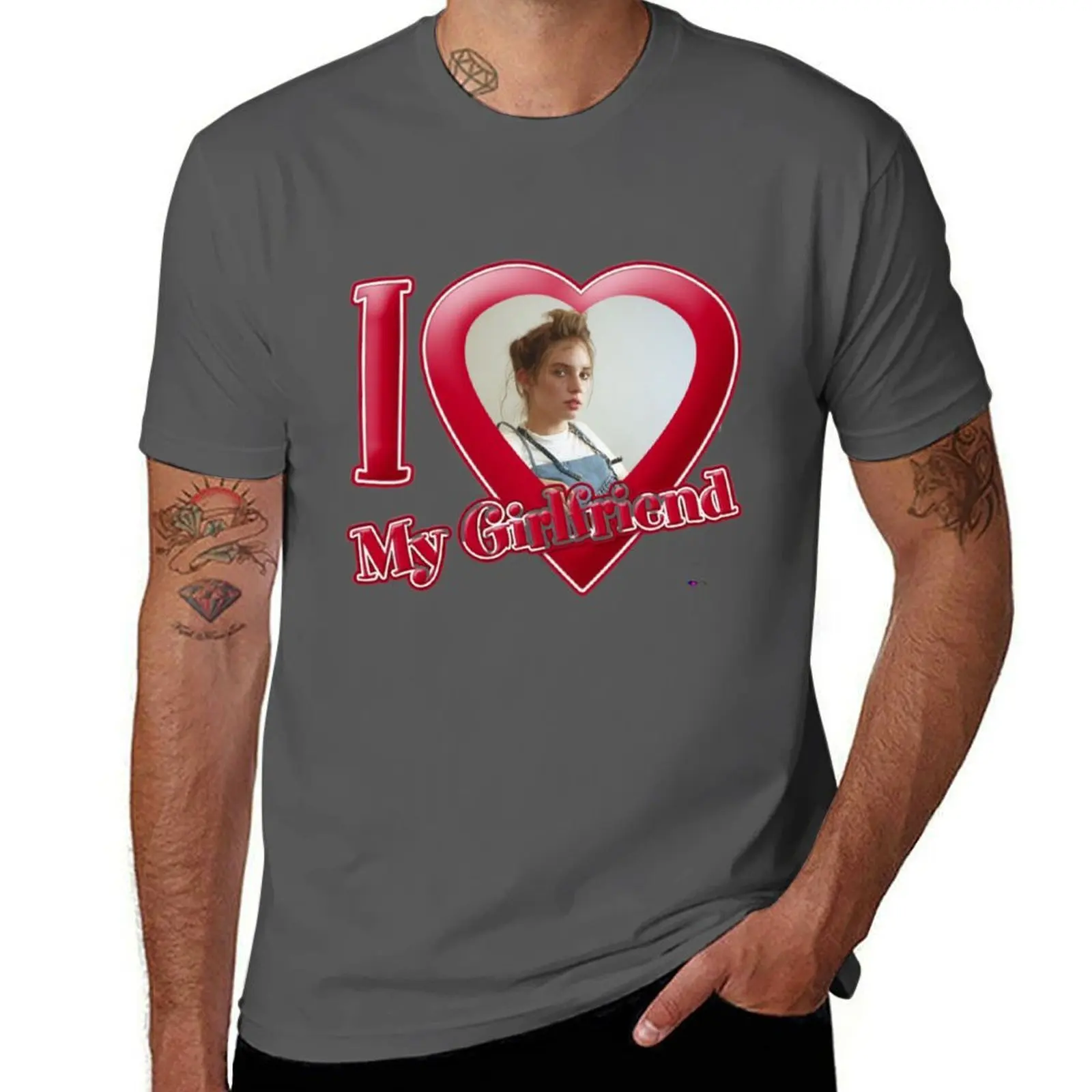 

i love my girlfriend maya hawke - i heart my gf T-Shirt Sweat Resistant Workout Tee Shirt