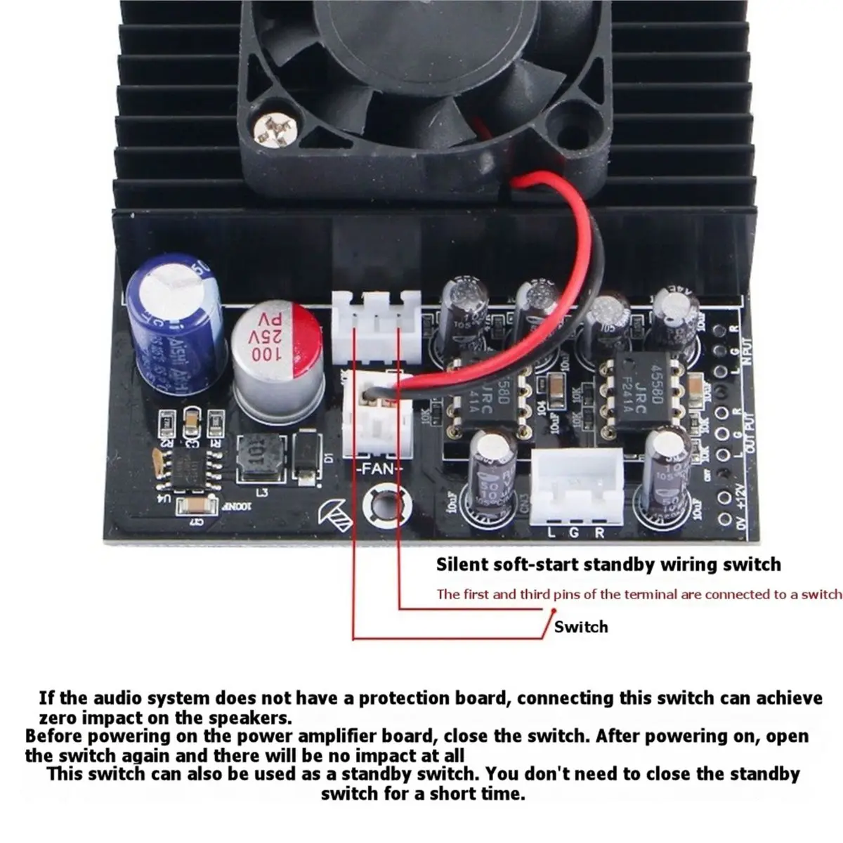 

(A23G) Цифровая Hi-Fi плата усилителя мощности TPA3255, 2x300 Вт, двухканальный аудиоусилитель для домашнего кинотеатра, автомобильных колонок и сабвуферов