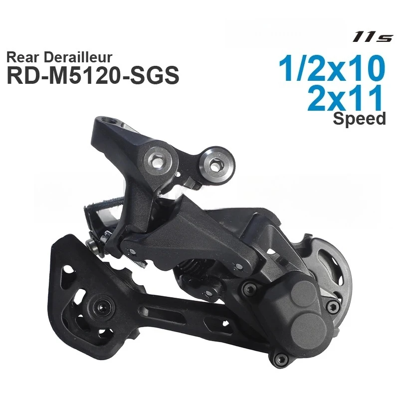 For SHIMANO DEORE RD-M5120 Rear Derailleur 10/11 Speed Shadow RD+ MTB Bike Rear Mech 1x10 2x10 2x11 Original Parts view 2