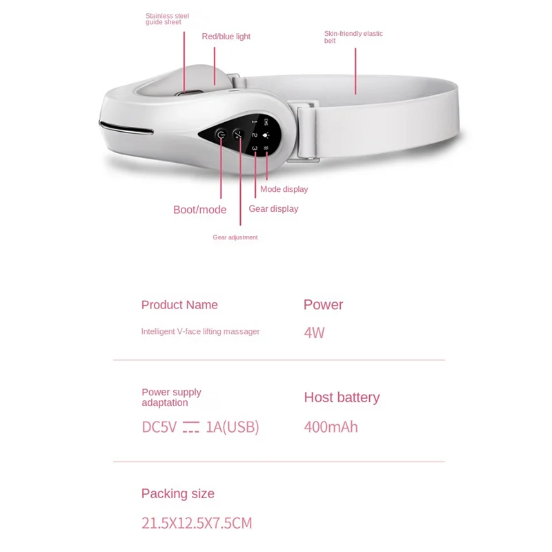 A28F-EMS V ligne forme électrique visage peau ascenseur masseur visage minceur levage serrage enlever Double menton dispositif