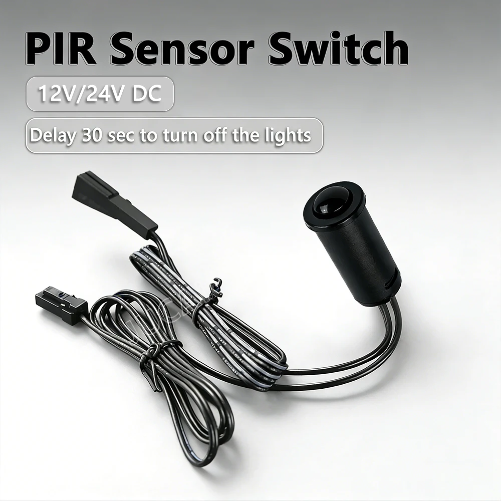 

Customized IP22 Automatic On/Off Cabinet LED Light Controller 12V24V 3-5m Sensing Range for Wardrobe Smart IR Door Sensor Switch