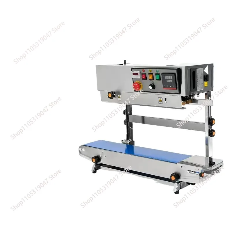 YOUNGSUN Vertical Automatic Plastic Film Bags Heat Sealing Machine  Ink Roll Date Print Continuous Band Sealer Machine