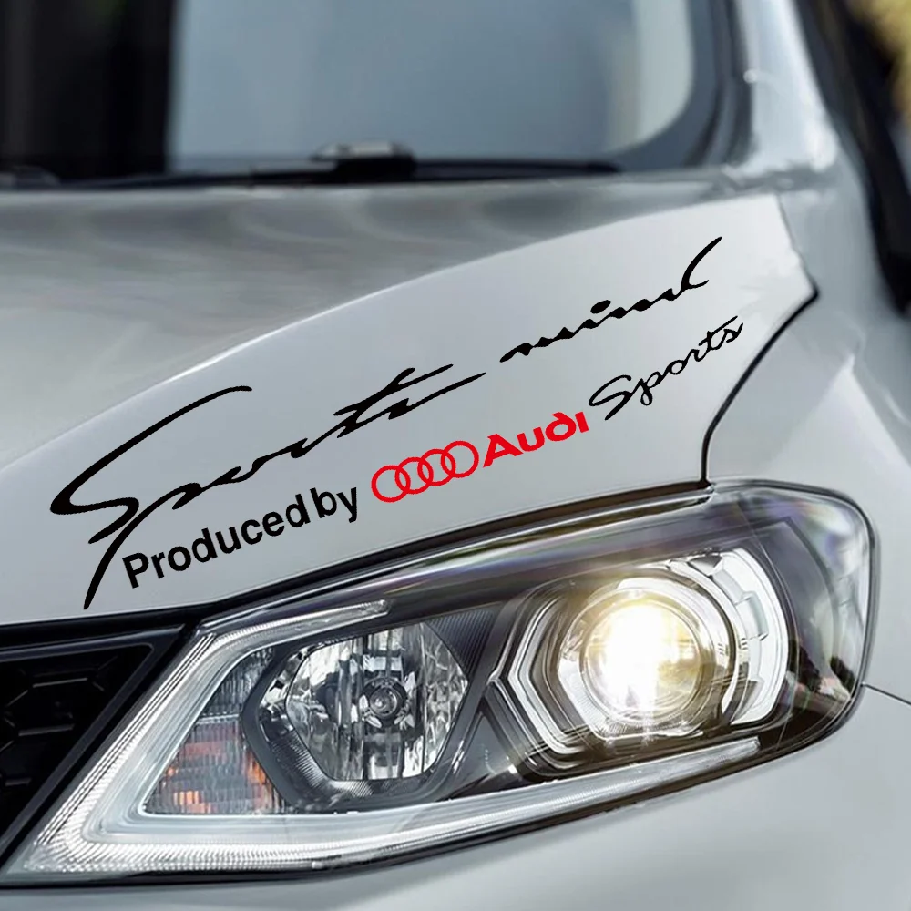 【セール中】車のヘッドライトアイブロウステッカーデカール装飾、アウディSラインRS TTクワトロA5 A6 A7 A8 Q5 Q6 Q7 Q8 A4用オートスタイリングアクセサリー