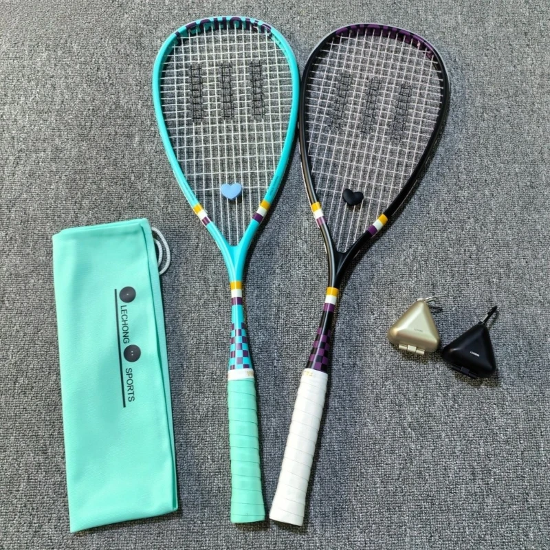 Lightweight Squash Rackets Full Carbon Beginners Squash Rackets Durable Professional Training Racket Portable Racquet Sports