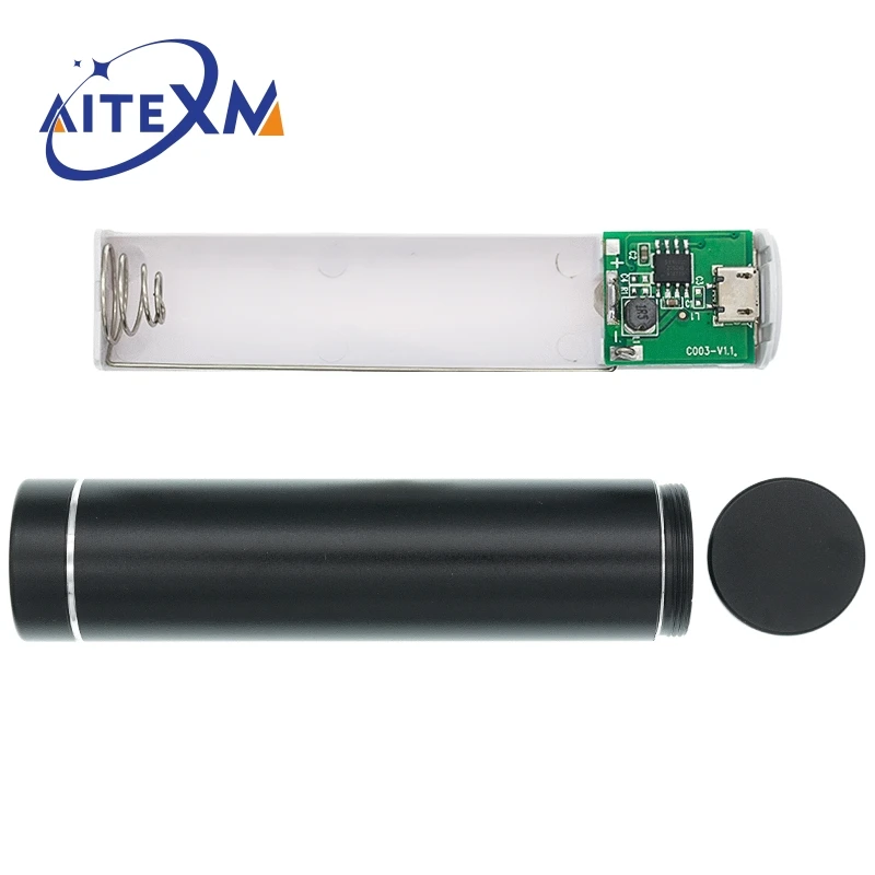 1PCS/3PCS Metal Power Bank DIY Kit Storage Case Box Free welding Suit 1X 18650 Battery 5V 1A USB External Charger YANXD