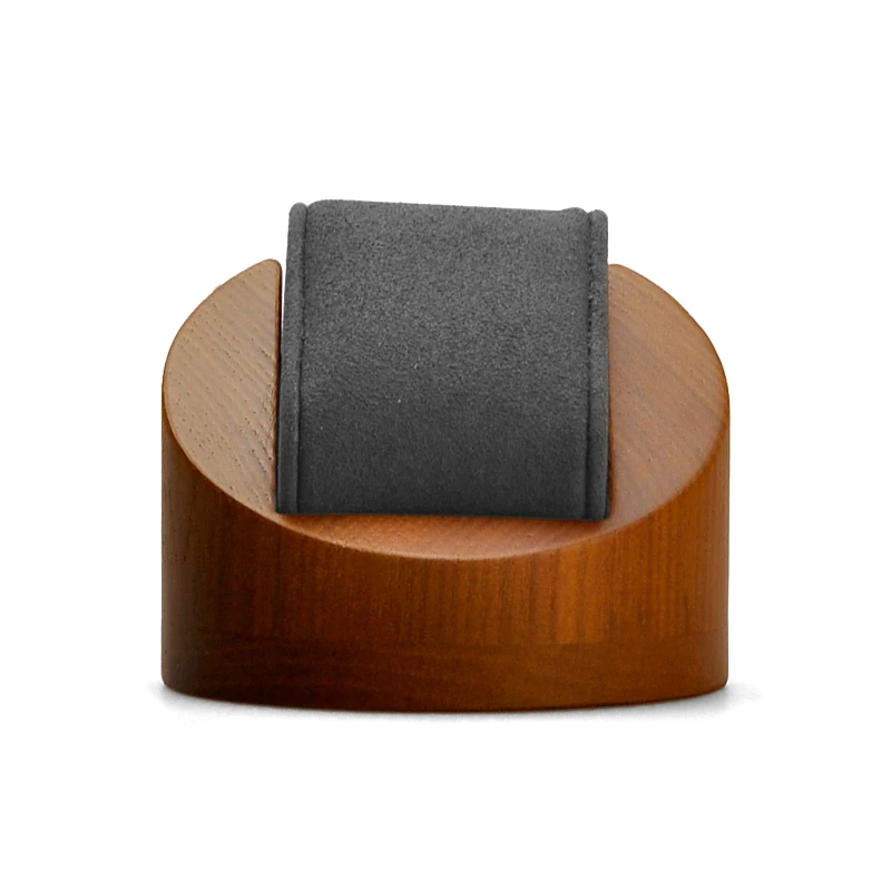 Oirlv Massivholz Halskettenständer Uhrenhalter Holz Schmuckständer für Armband Ring Ohrringe Holztablett Schmuck Walnuss