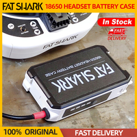 Fatshark 7.4V 18650 Headset Li-ion Cell Battery Case For FPV Goggles Dominator FSV1814 FAT SHARK HD2/HD3 Drone RC FPV Parts