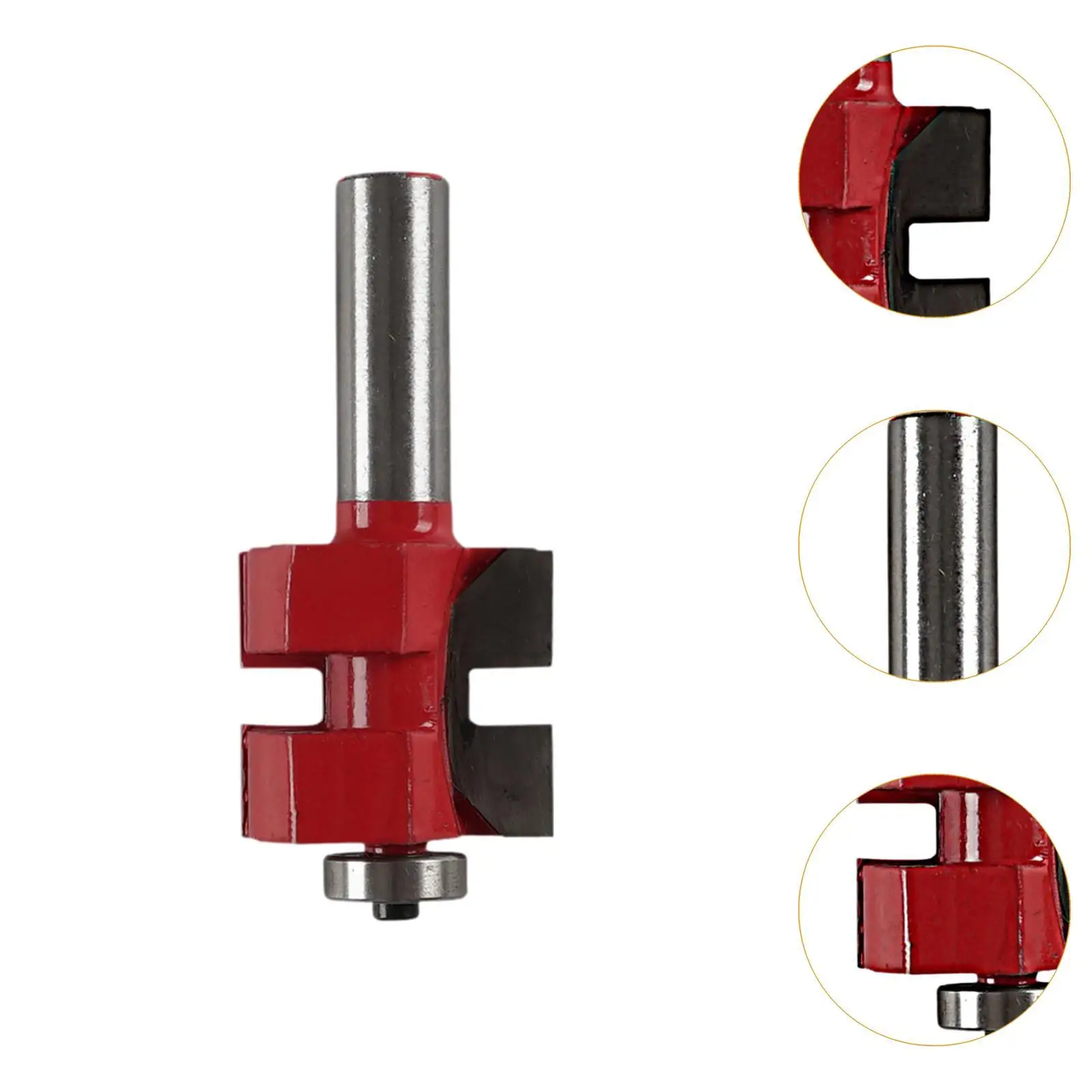 Carpintaria Router Bits Set, Ferramentas De Gravura, Língua E Groove Router Bits, Ferramentas De Carpintaria Para Artesanato De Madeira, 2x