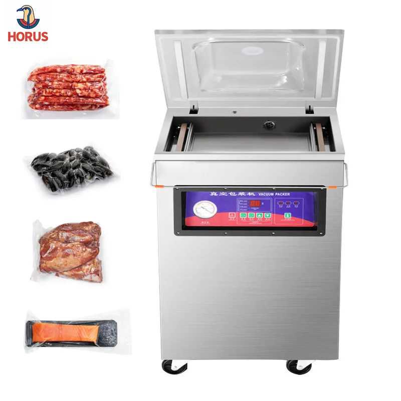 Vertical Sausage for Breakfast Lunch Dinner Fish Vacuum Packaging Vacuum Machine