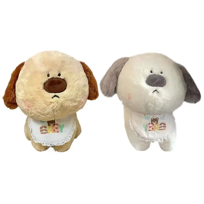 Stuffed Dog Plush 13.7inch Cute Big Nose Plush Dog Doll Soft Puppy Doll Home Decor For Kids Cuddle Pillow Silly Animal Doll