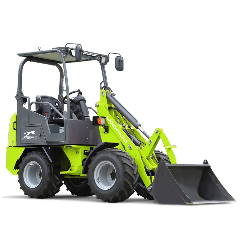 

China New Electric Small Wheel Loader CE ISO Front End Loader 600KG Factory Price EPA Battery 4x4 Mini Loder Customized