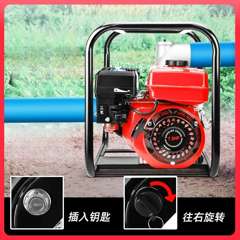 2025 Pompa dell'acqua diesel per irrigazione agricola ad alta pressione