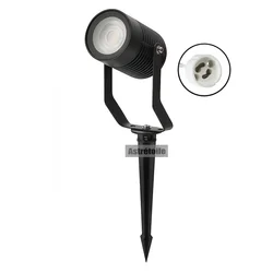 GU10 Garden Lawn Lamp Landscape Spike Light Housing Waterproof Pathway Spot Light Bulb Fitting