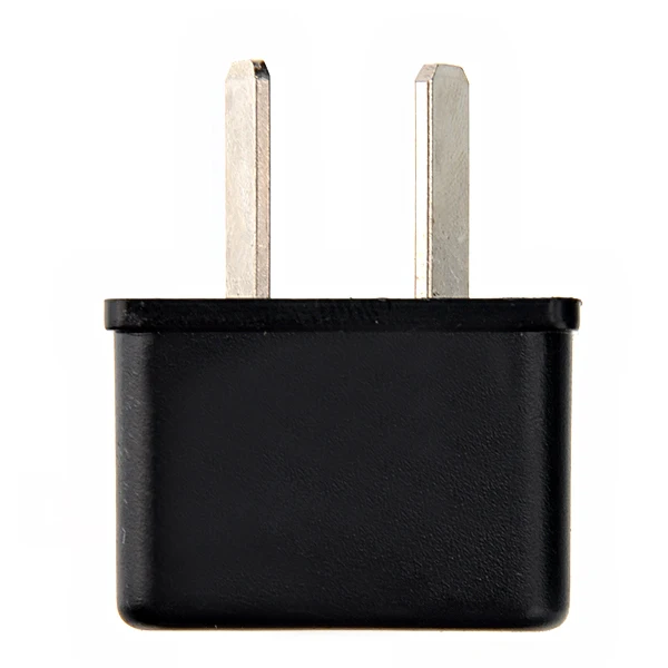 

Australia to USA Power Adapter Compact Portable Plug Converter 2 Prong Flat Pin Universal Voltage 2 5 250V Safe ABS Material