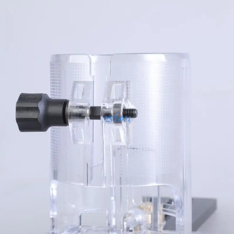 e15a-エッジトリマーラウンダーバッキングベース耐久性のあるアルミニウム合金トリマーブラケットスロッティング電動トリミングマシン木材用