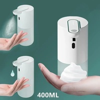 400ML Touchless Automatic Sensor Soap Dispenser Rechargeable Smart Infrared Sensor Liquid Foam Pump Hand Sanitizer