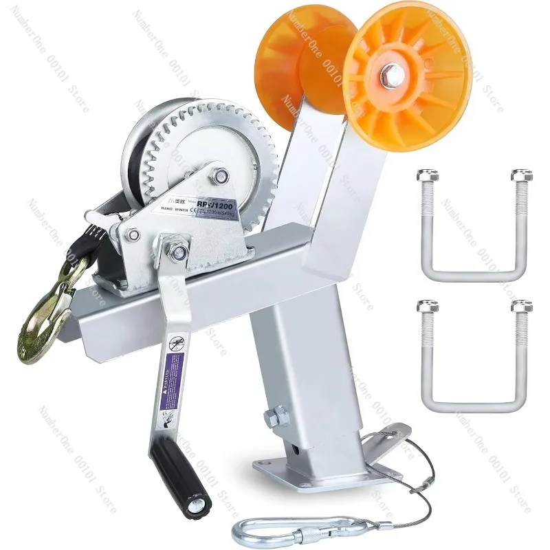 

Кронштейн лебедки морского прицепа, регулируемый кронштейн лебедки морского прицепа с роликовым тягой тяги прицепа