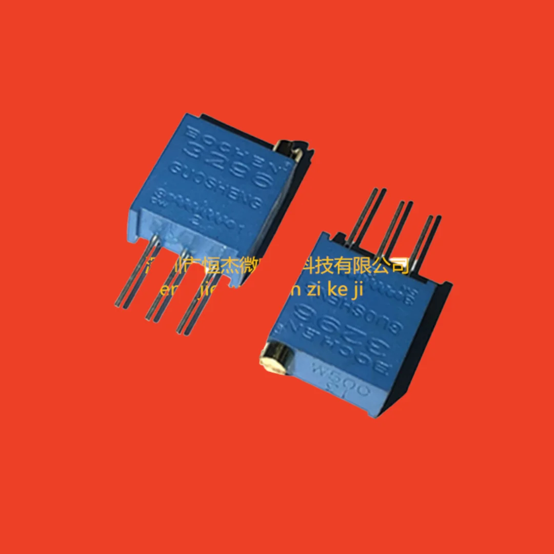 5PCS/3296W-500 50R European top adjustment multi-turn precision adjustable resistor/glass glaze potentiometer