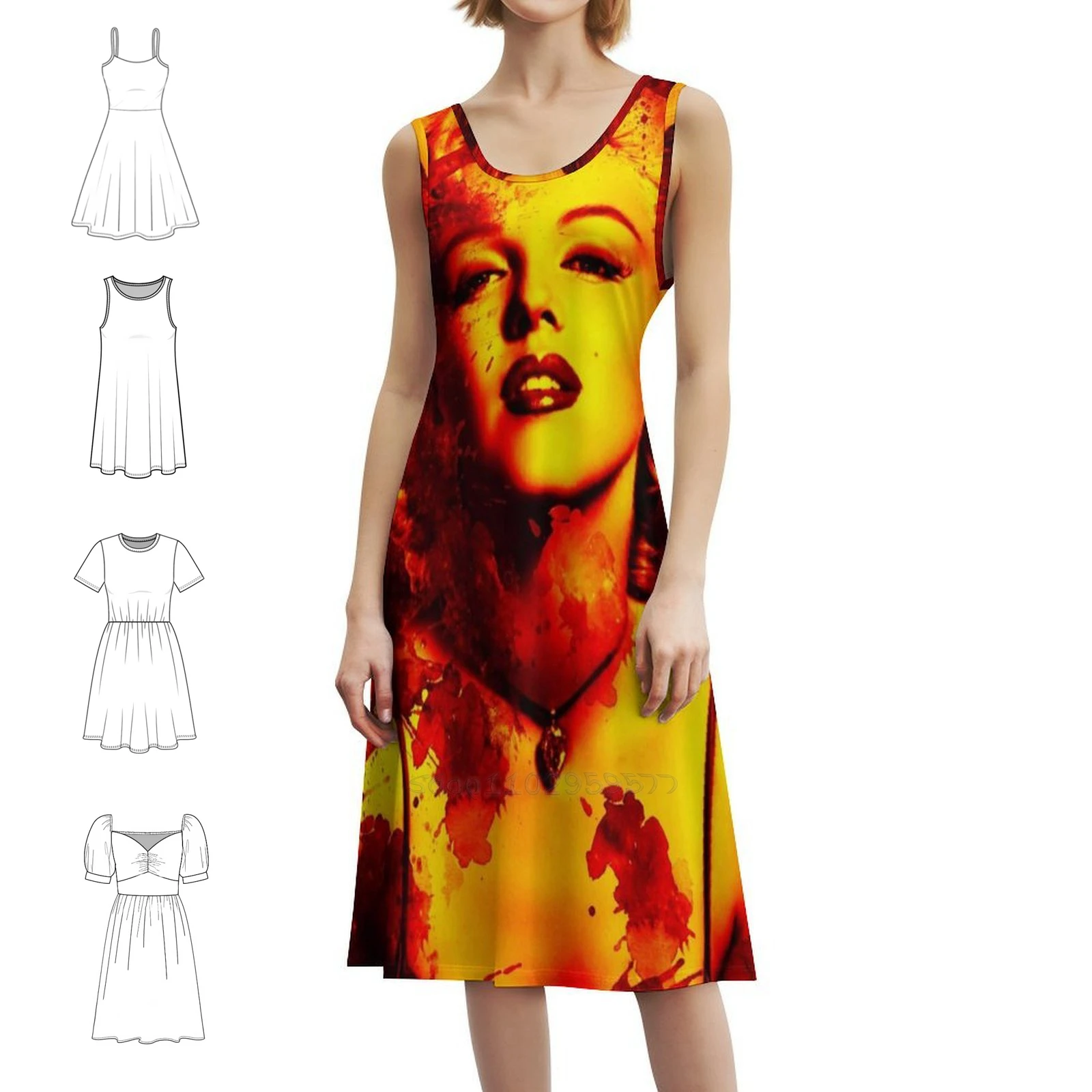 

Marilyn Monroe-1 Korean Style Dress For Women Elegant Casual Dress For Party Or Daily Wear Marilyn Monroe Marilyn Monroe Female