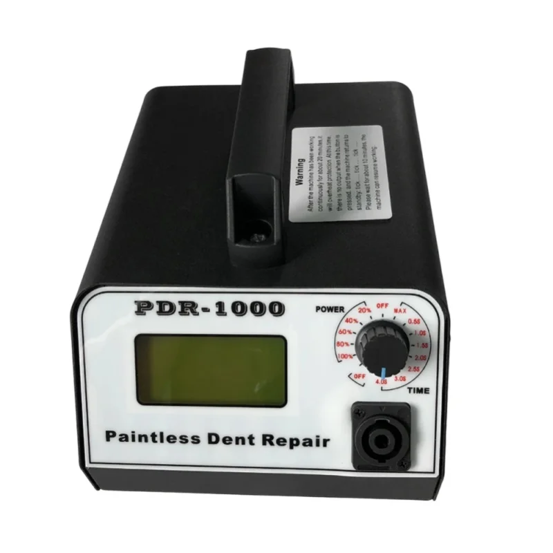 Podofo Lackschadenfreie Dellenreparatur mit elektromagnetischer Induktion, Induktionsheizgerät-Set, Hot-Box, Schmerzfreies Dellenreparaturwerkzeug mit Digitalanzeige für LKW, PKW, Motorradkarosserie,