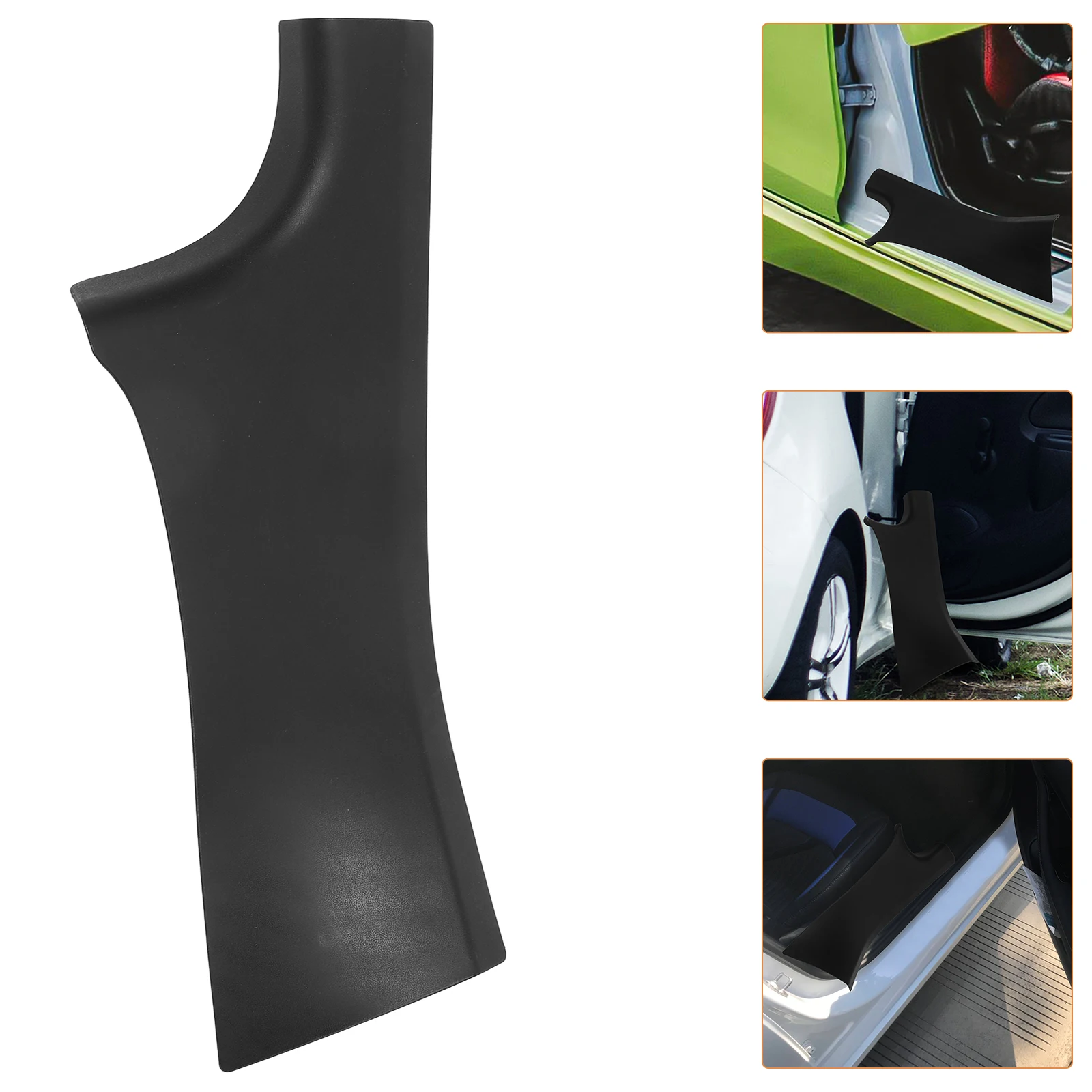 

2 Pcs Rear Door Sill Strip Car Guards Accessories for Protector Light Blocker Automobile Entry Bumper Protectors