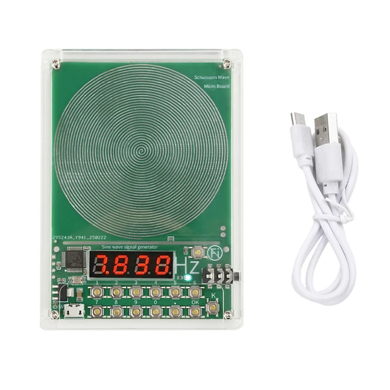 A34R DC 5V 0.01Hz-100000Hz Adjustable Frequency Schumann Wave Generator Sine Wave Signal Generator